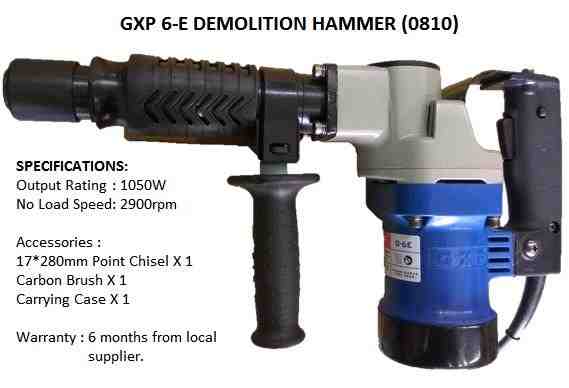 gxp, demolition, hammer, smartbuilder